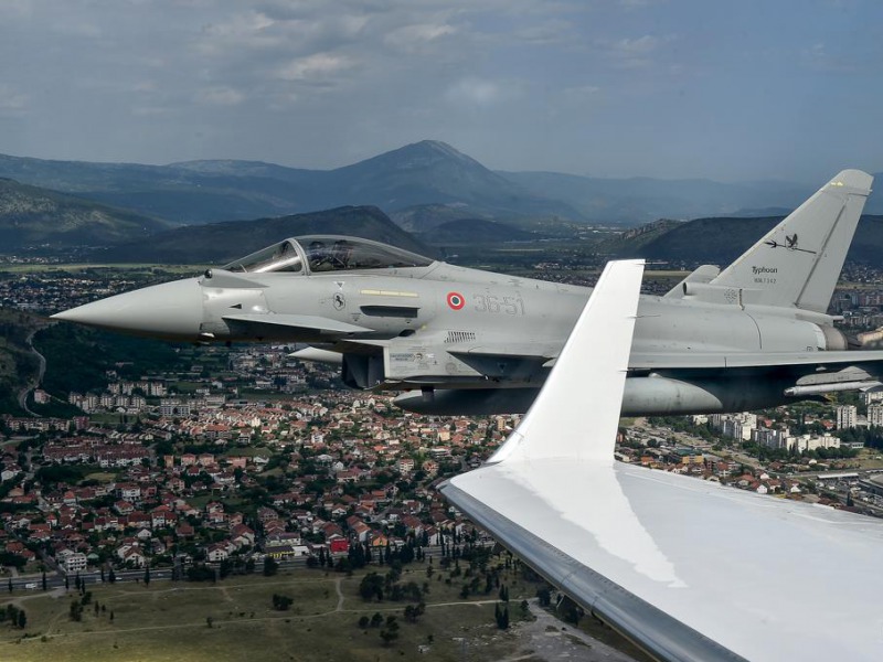 Typhoon-ok és F-16-osok védik Montenegro légterét