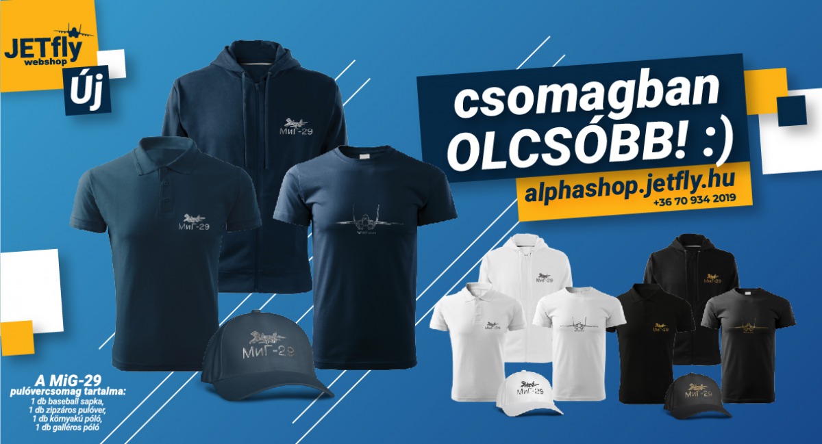 Hímzett pólók vadászgépes mintával