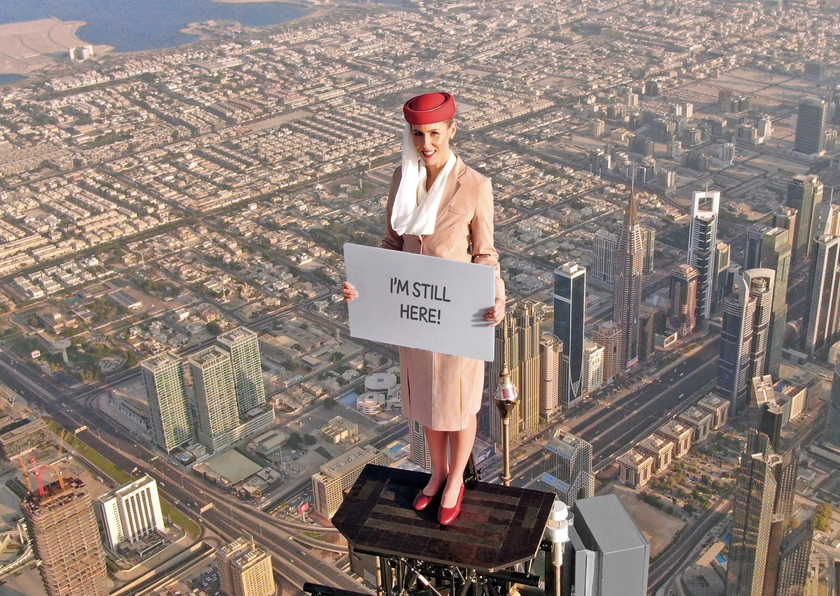 VIDEÓ - Ismét a világ tetejéről üzen az Emirates