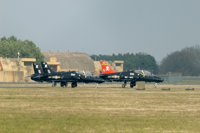 KÉPGALÉRIA - Elbúcsúztak a brit Hawk T1-esek
