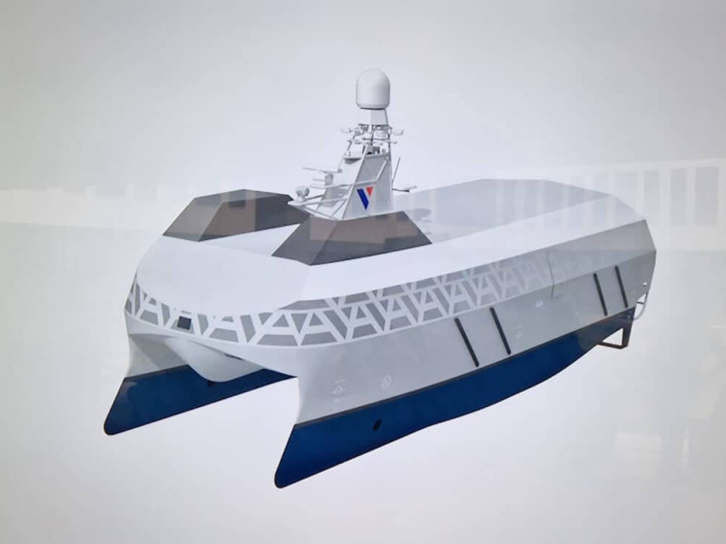 A Naval Group személyzet nélküli, katonai szállítóhajó programja