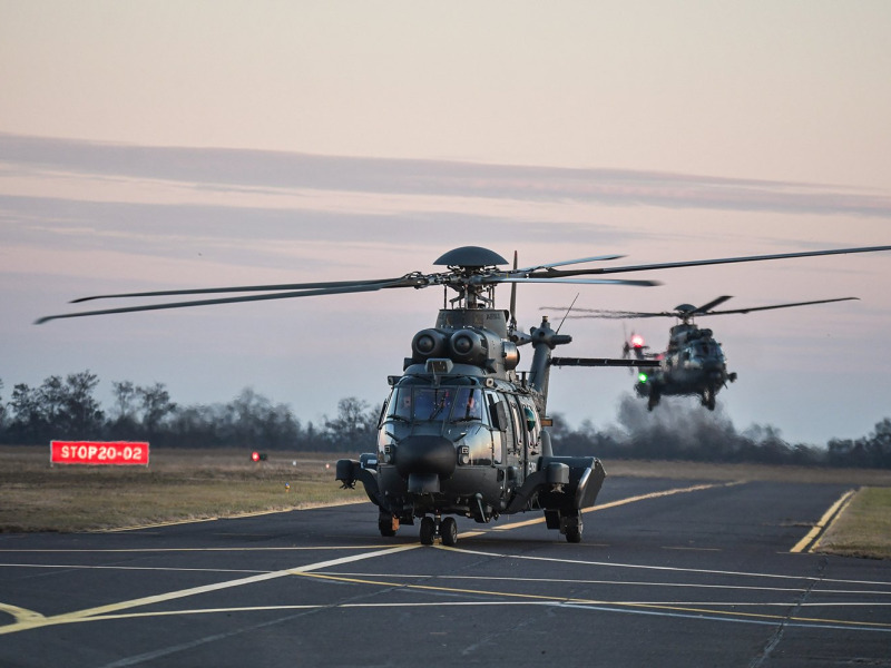 VIDEÓ - Két újabb H225M érkezett Szolnokra