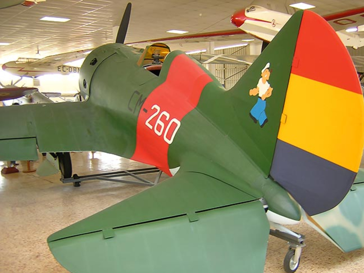 Polikarpov-vadászok Hispánia felett