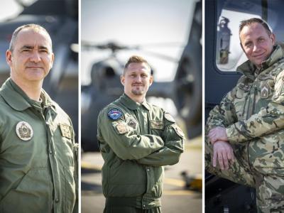 Beszélgetés a KFOR Helikopter Elemnél szolgált magyar katonákkal