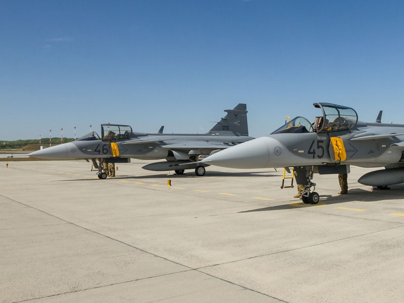 KÉPGALÉRIA - Bővült a Magyar Légierő Gripen flottája